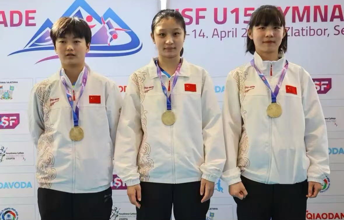 bsport体育网址哈三中教师指导中国女子乒乓球队夺得U15世界中学生夏季运动会团体冠军(图1)
